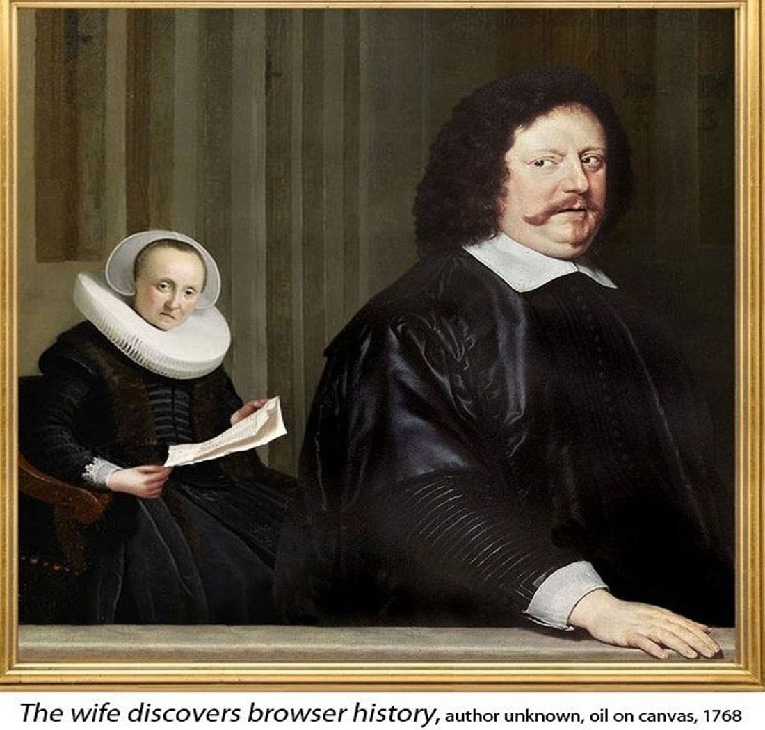 Obrázek The wife discovers browser history