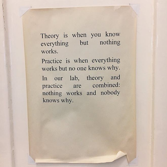 Obrázek Theory vs. PracticE