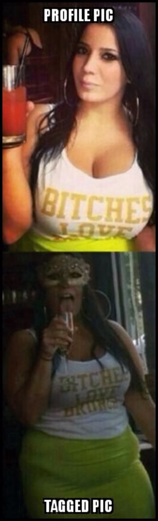 Obrázek There are two kinds of Facebook photos for women