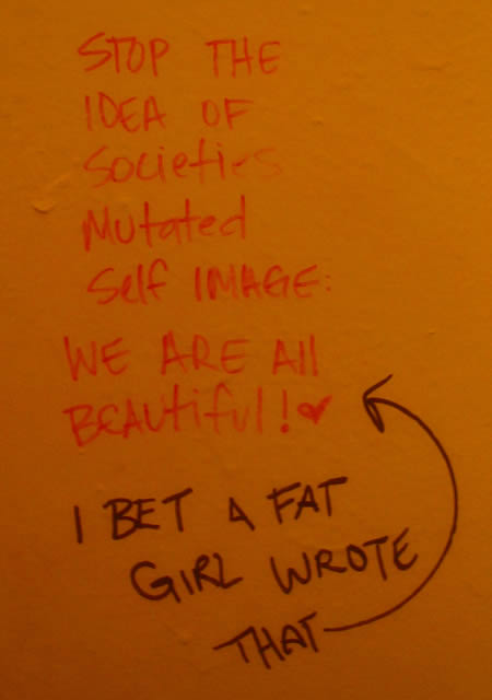Obrázek Toilet Graffiti 9-fat-girl
