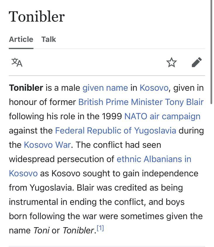 Obrázek Tony Blair lives on