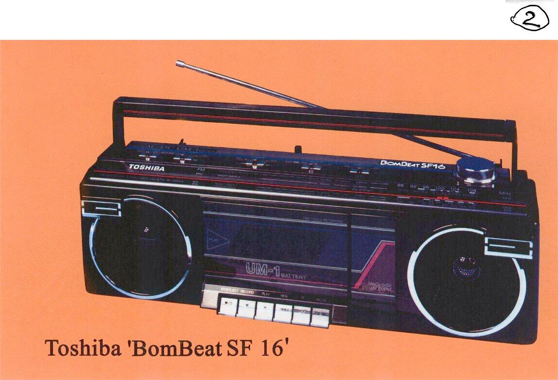 Obrázek Toshiba BOMB Beat Radio SL 16