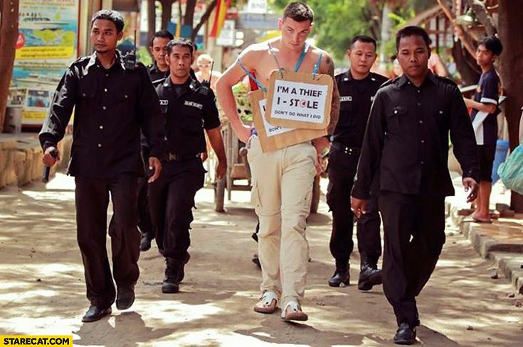 Obrázek Tourist punished in Indonesia