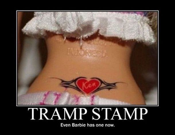 Obrázek Tramp Stamp on a Barbie - Wow 08-03-2012