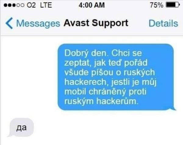 Obrázek Trolling lvl avast