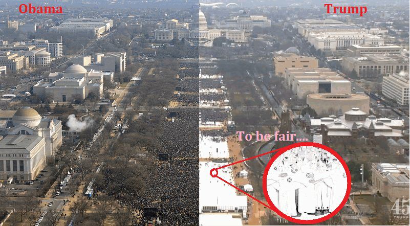 Obrázek Trump vs Obama to be fair