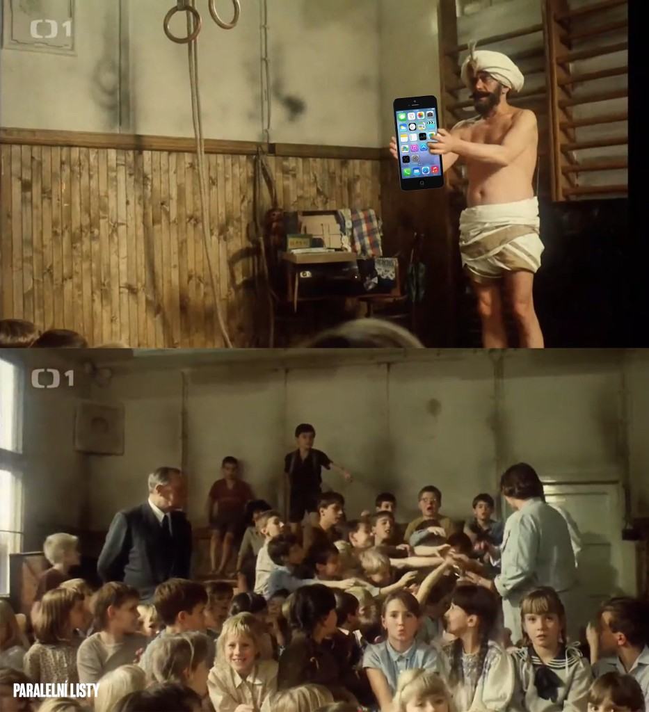 Obrázek Turek nechava kolovat svuj telefon