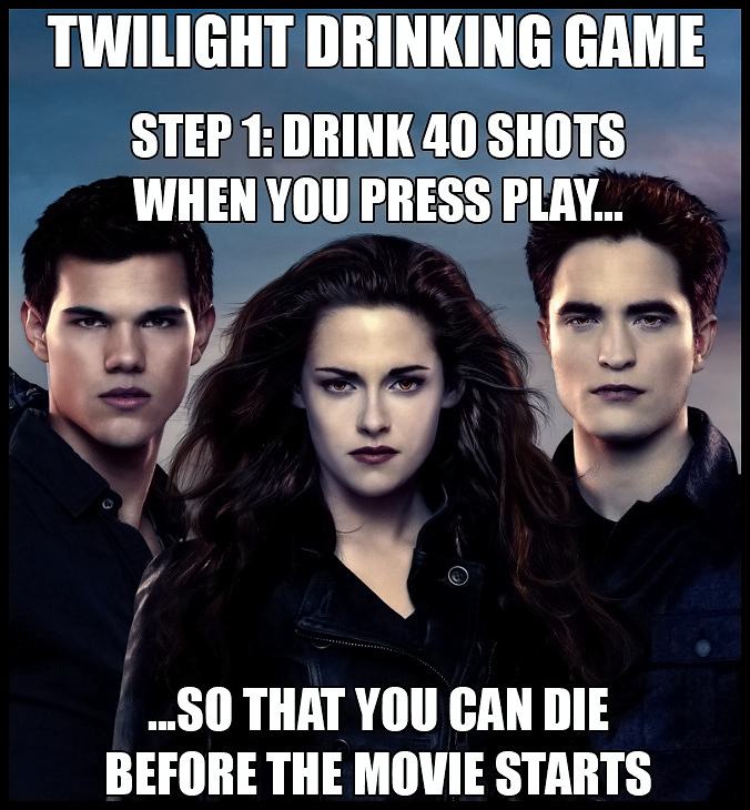 Obrázek Twilight Drinking Game