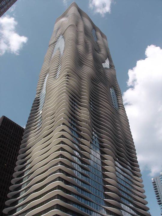 Obrázek USA - Mrakodrap Aqua v Chicagu