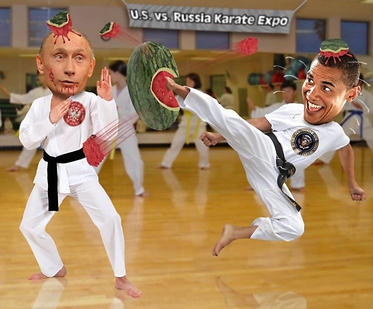 Obrázek USA vs Rusia karate