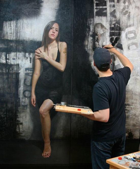 Obrázek Ultra realistic paintings on the wall 8
