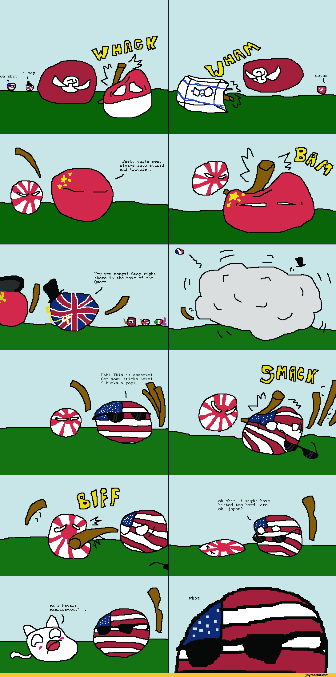 Obrázek WWII Countryballs