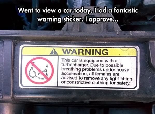 Obrázek Warning Sticker
