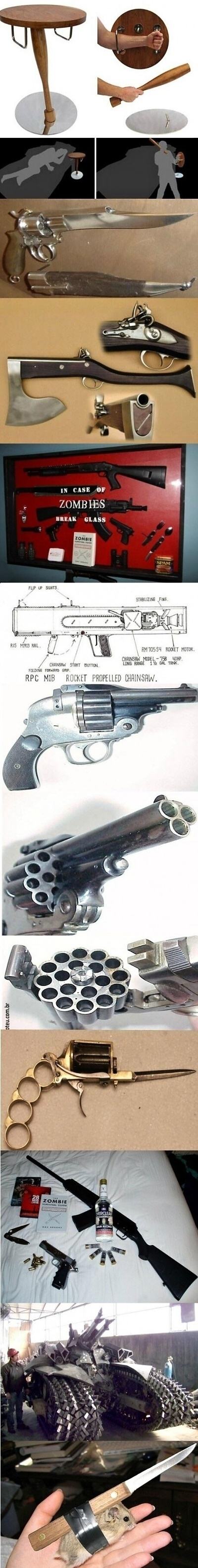 Obrázek Weapons For When The Zombie Apocalypse Comes