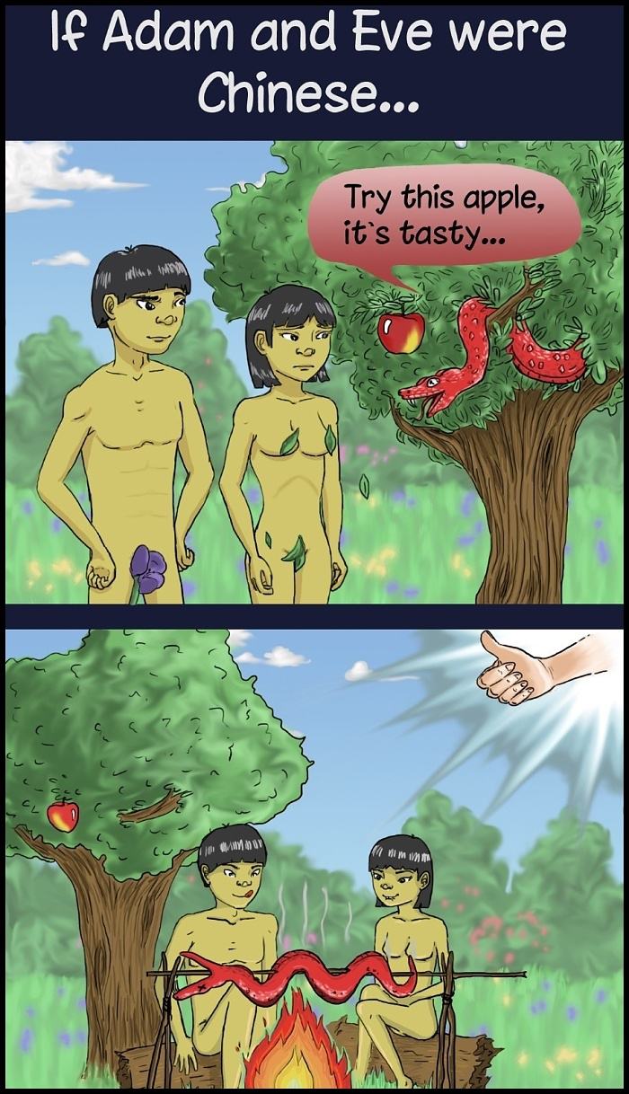 Obrázek What if Adam and Eve were chinese