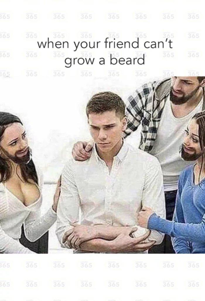 Obrázek When-your-friend-cant-grow-a-beard