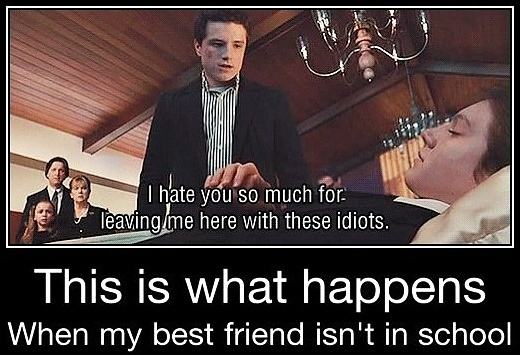 Obrázek When my friend isnt at school 03-03-2012