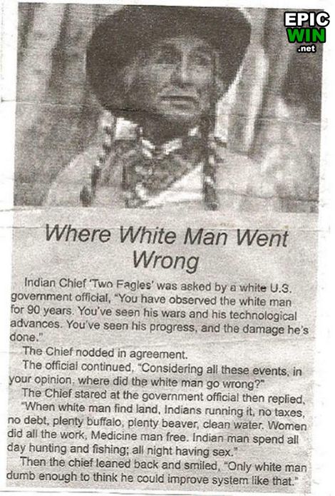Obrázek Where White Man Went Wrong