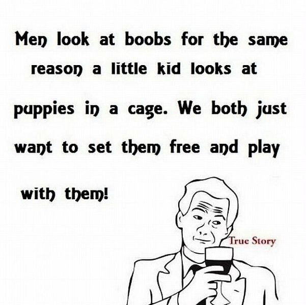 Obrázek Why Men Look at Boobs - 27-06-2012