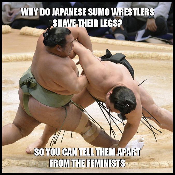 Obrázek Why Sumo Wrestlers Shave Their Legs