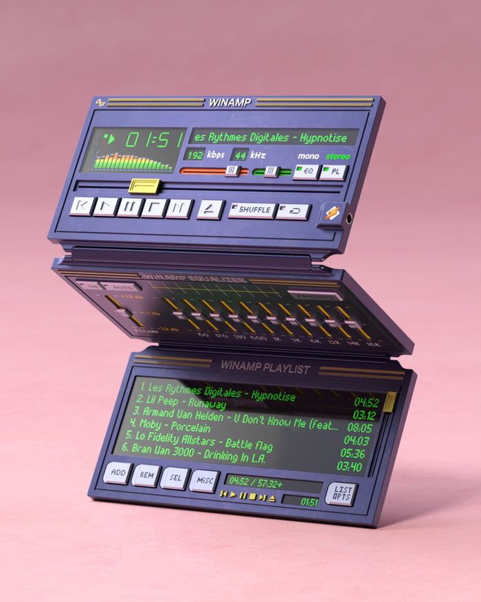 Obrázek Winamp v.2024 foldable