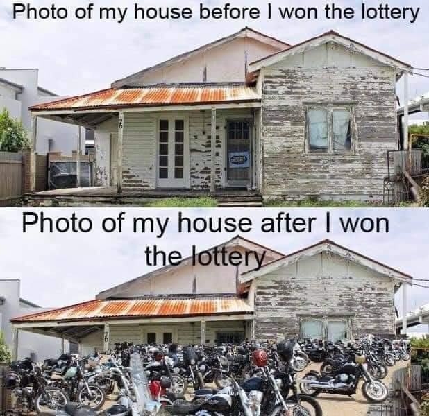 Obrázek Winning the lottery changed my life