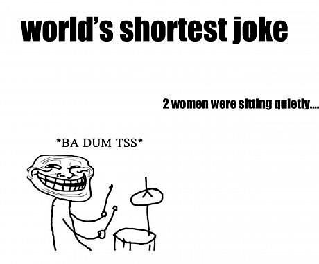 Obrázek Worlds shortest joke 04-04-2012
