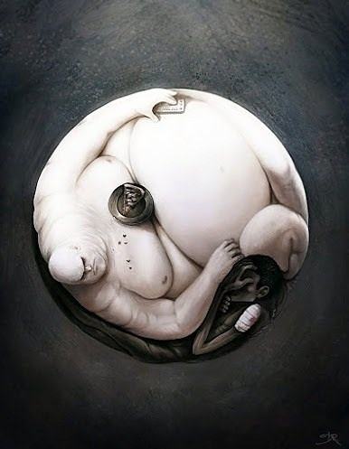 Obrázek Yin Yang of world hunger 19-02-2012