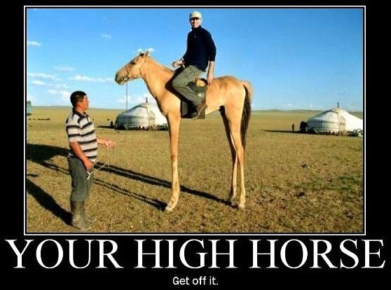 Obrázek Your high horse