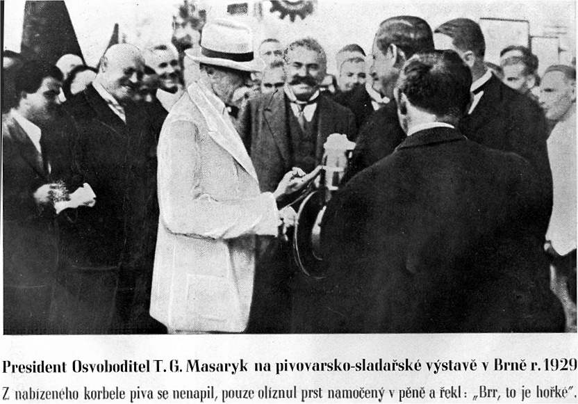 Obrázek Z historie Masaryk a pivo