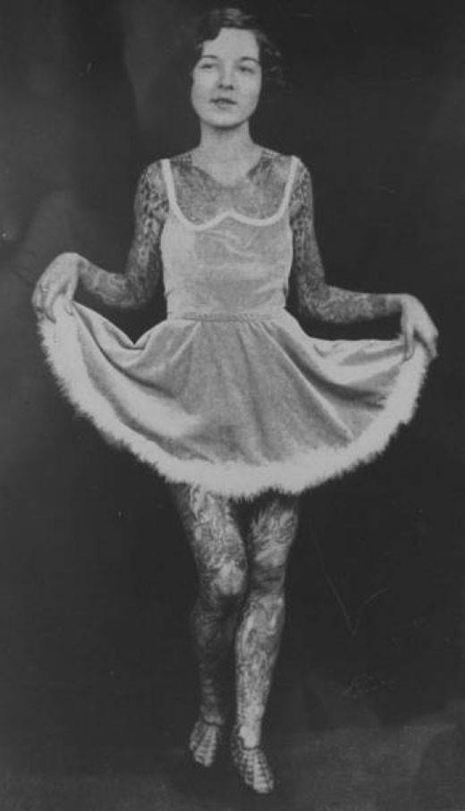 Obrázek Z historie Tetovana baletka