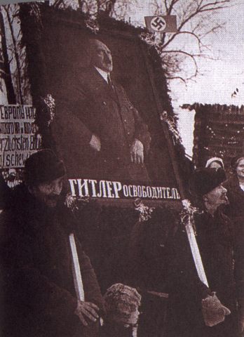 Obrázek Z historie Ukrajina -Hitler osvoboditel