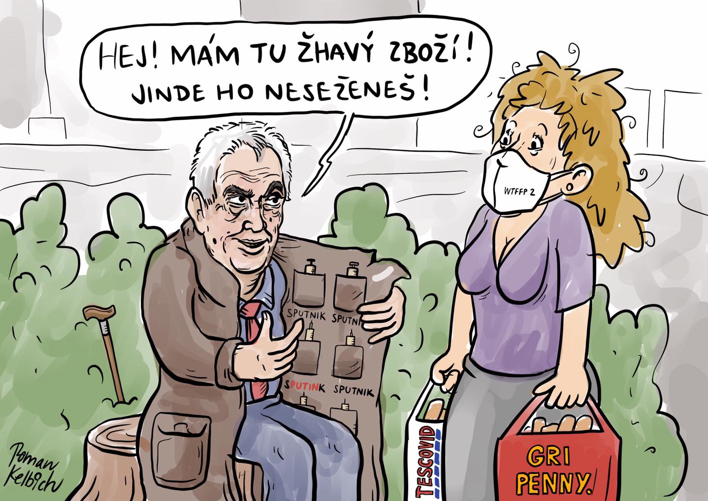 Obrázek Zeman ma terno zbozi