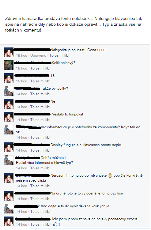 Obrázek Zenska prodava notebook 1