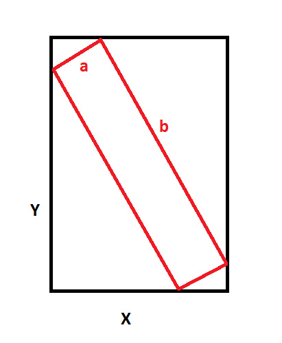 Obrázek Znate delku strany X a Y a znate rozmer A - spocitejte B - chci vzorec