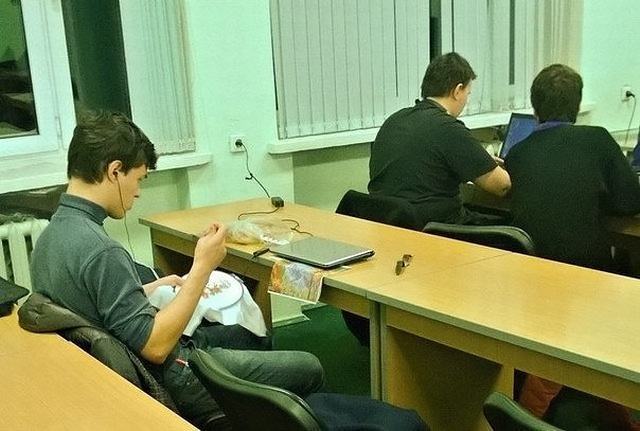Obrázek  Meanwhile in class 