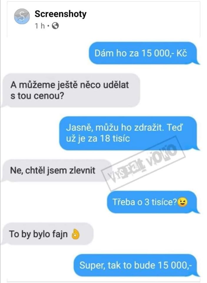 Obrázek a muzete udelat neco s tou cenou