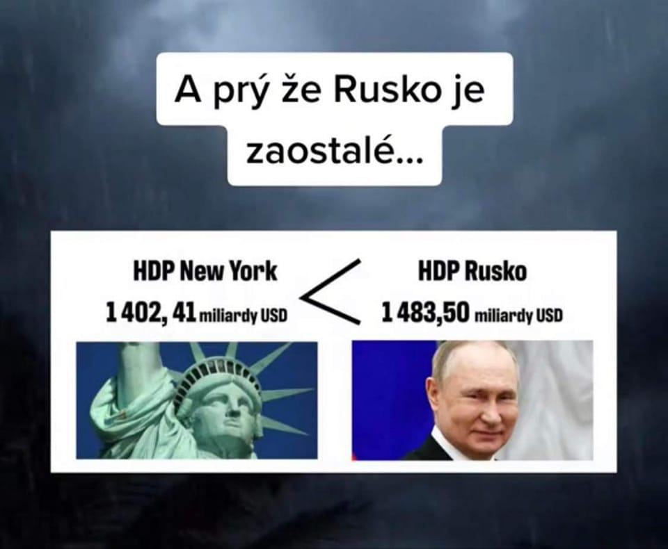 Obrázek a pry rusko je zaostale