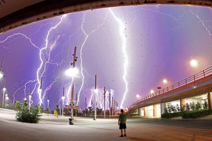Obrázek amazing lightning storm