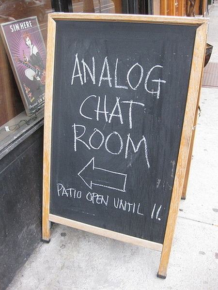 Obrázek analog chat
