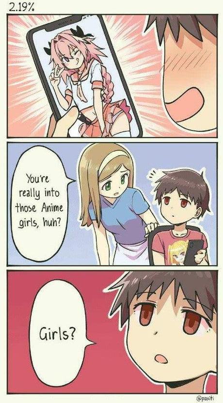 Obrázek anime v kostce