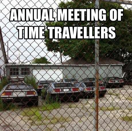 Obrázek annual meeting of time travellers
