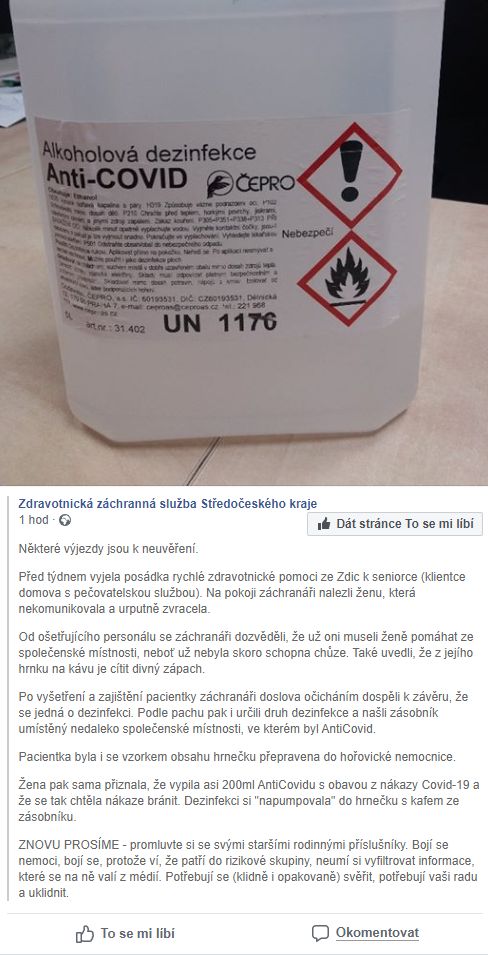 Obrázek anti-covid do kafe