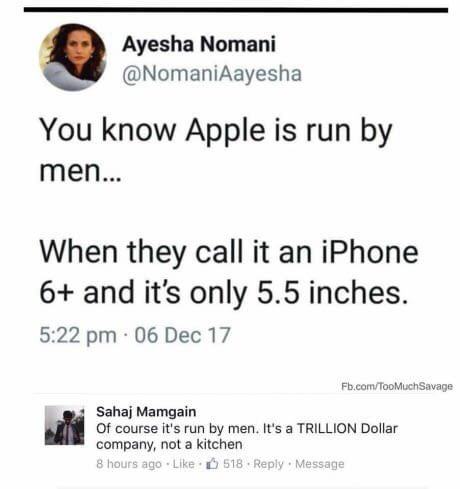 Obrázek apple is run by men