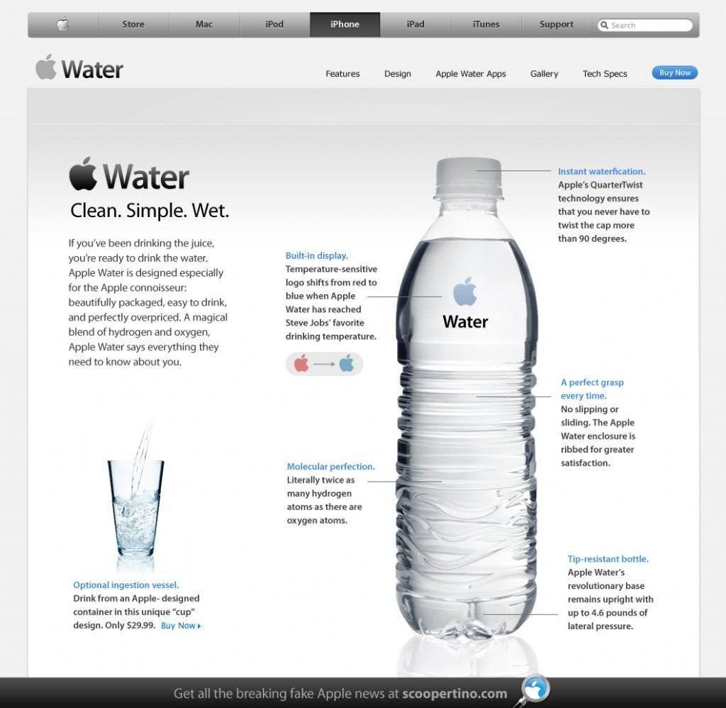 Obrázek apple water