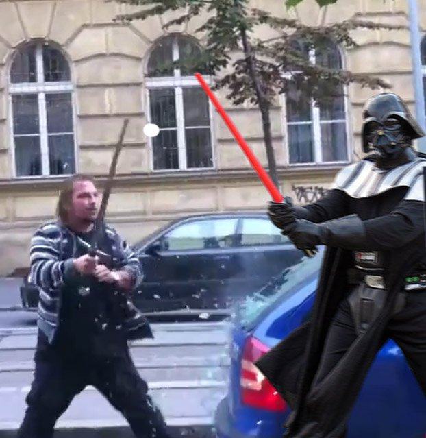 Obrázek aragorn vs darth vader