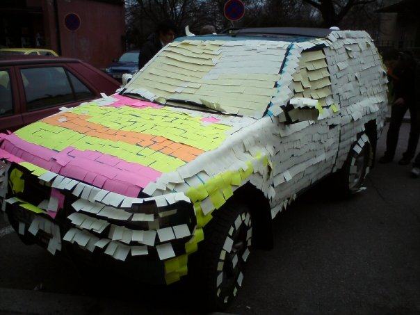 Obrázek auto postit