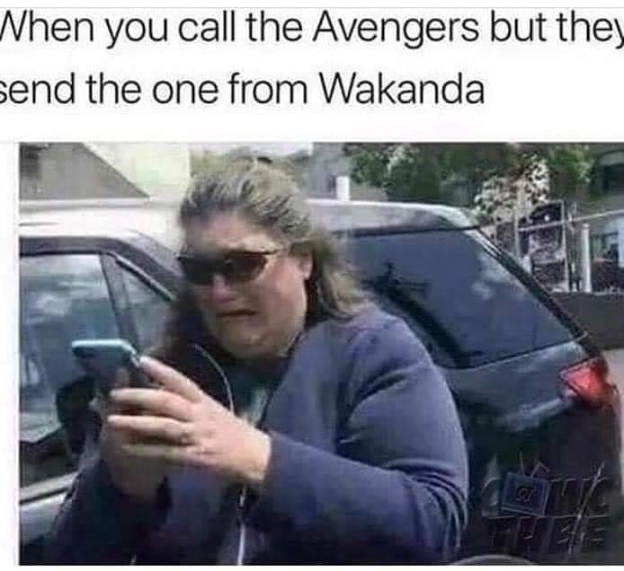 Obrázek avenger from wakanda