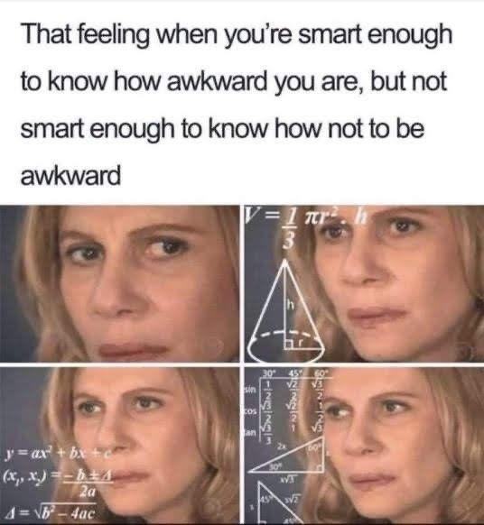 Obrázek awkward forever