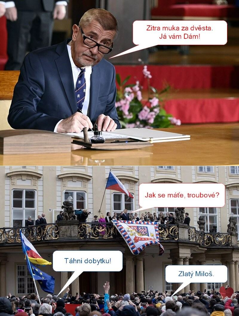 Obrázek babis inaugurace